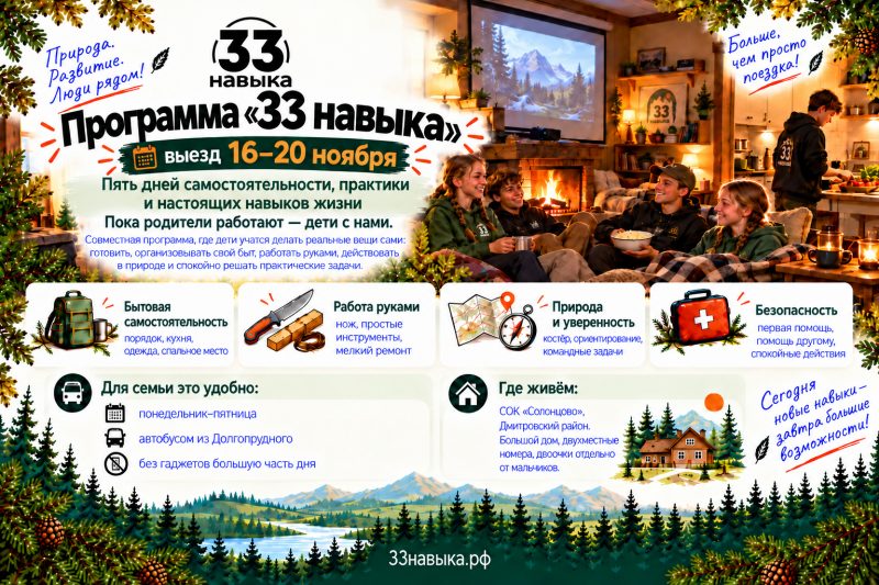 16-20 ноября Выезд 33 Навыка в Солонцово